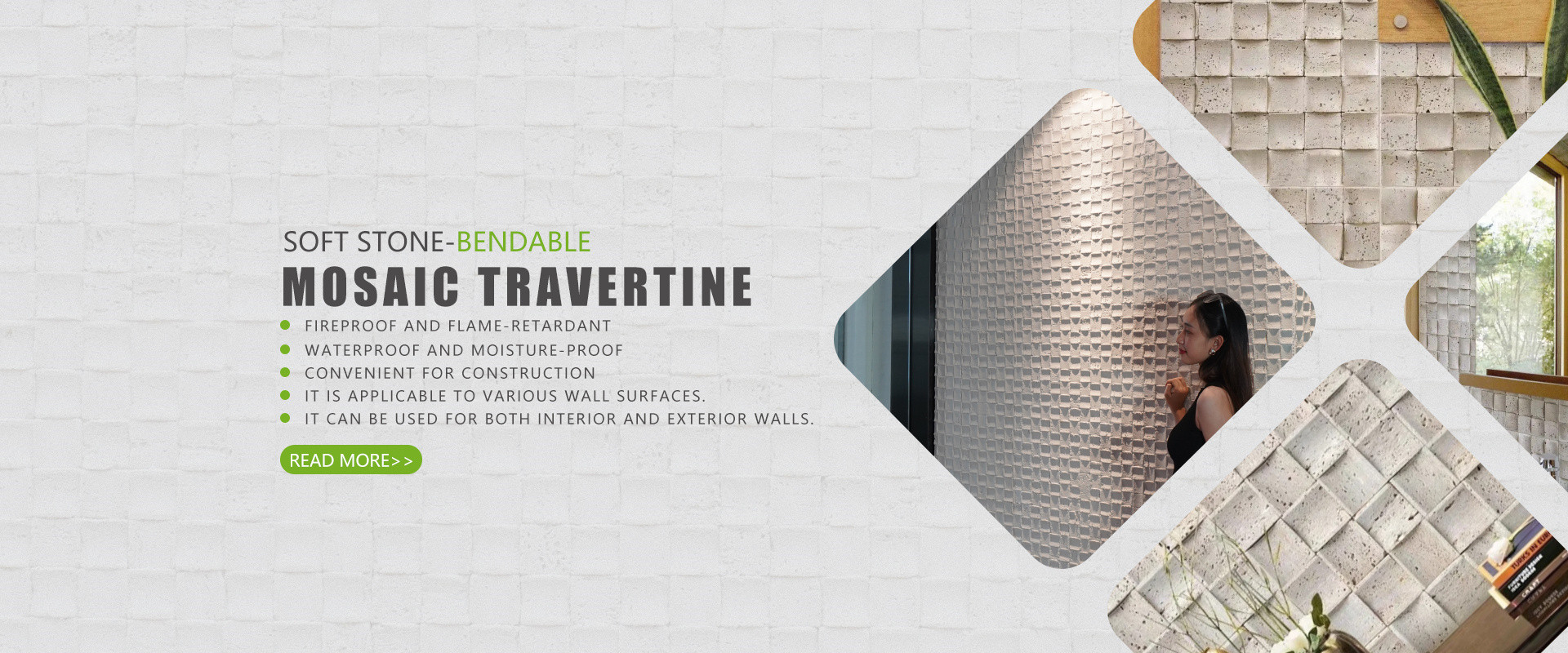 travertin mozaic